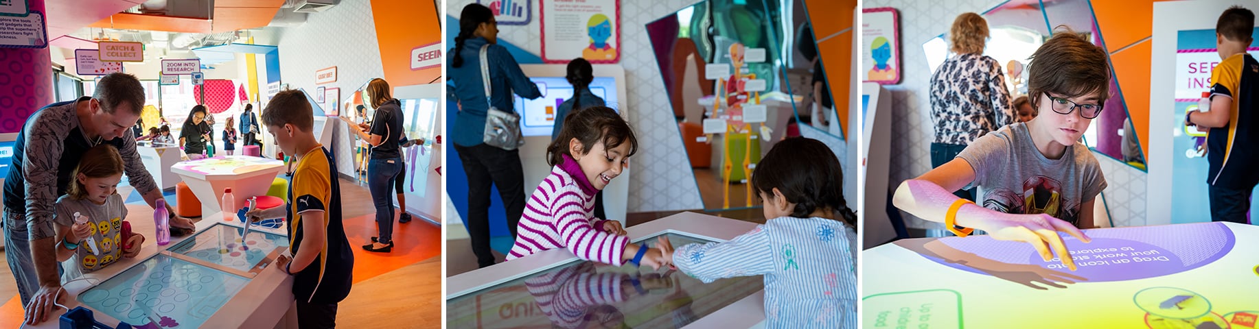 children in the discovery centre