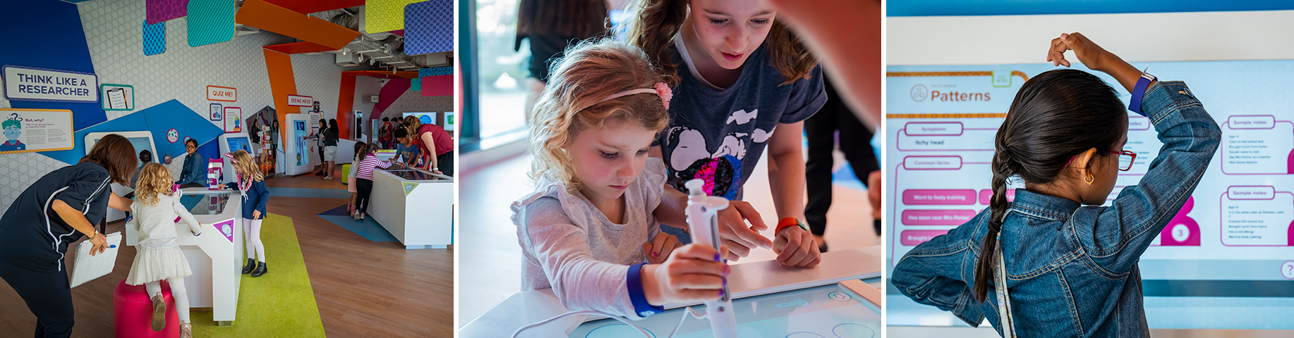 children in the discovery centre