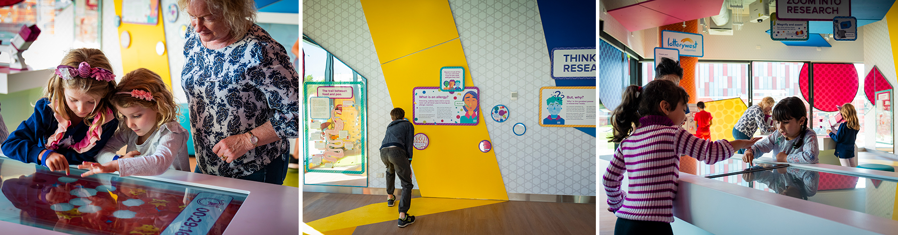 children in the discovery centre