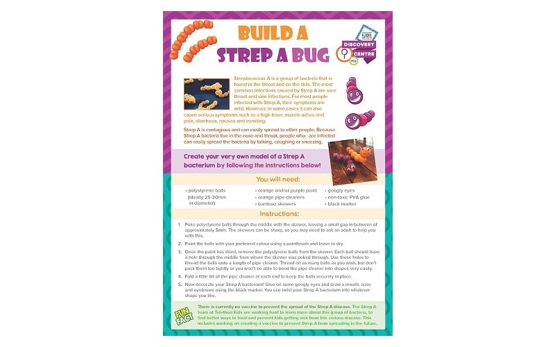 Build a Strep A Bug PDF