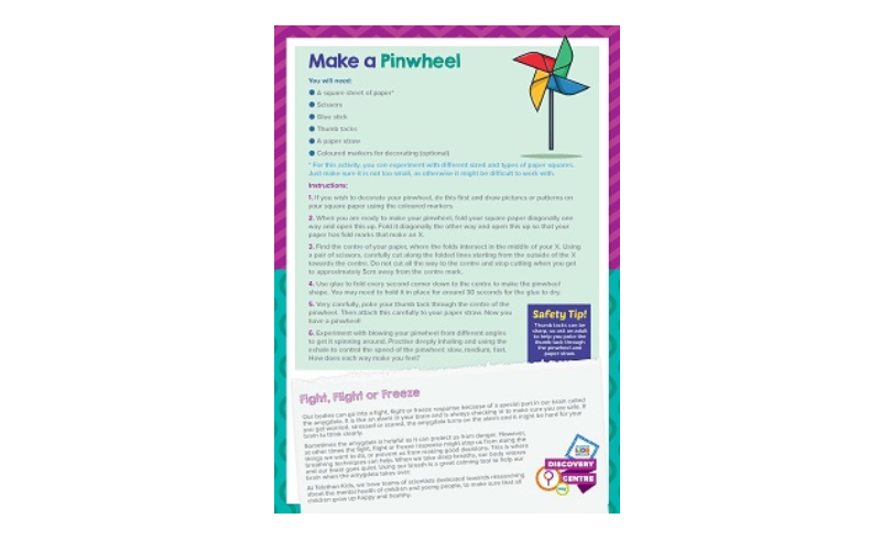 Make a Pinwheel Activity